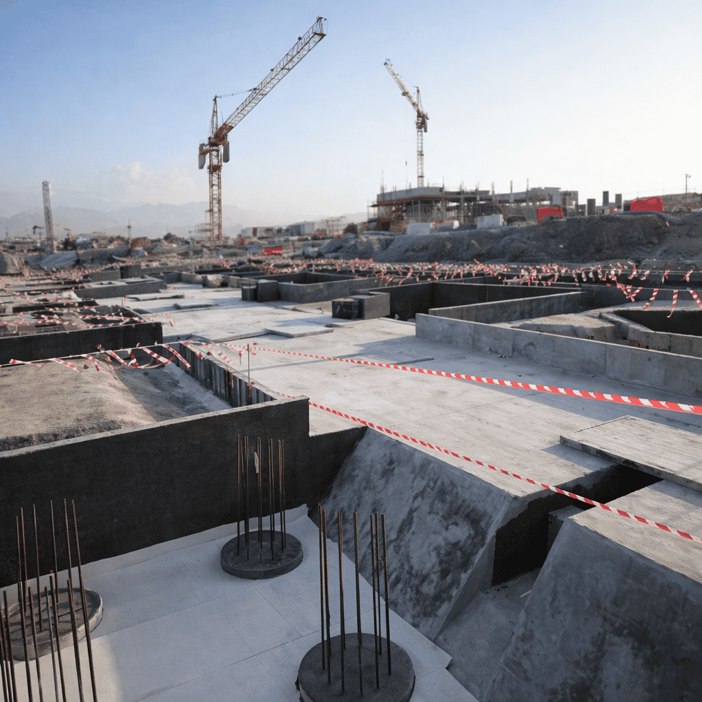 Pile Cap Waterproofing – Muscat Inflight Catering Facility